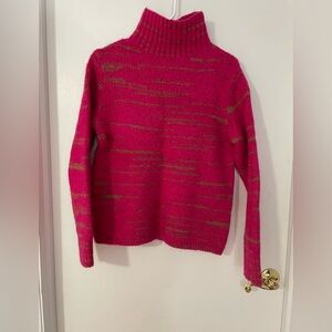 Banana republic women pink wool sweater, size xs